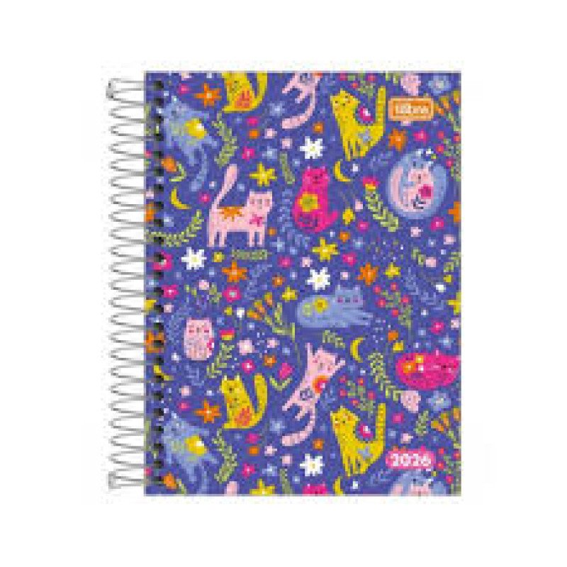 Agenda Espiral Pepper Feminina M4 Tilibra