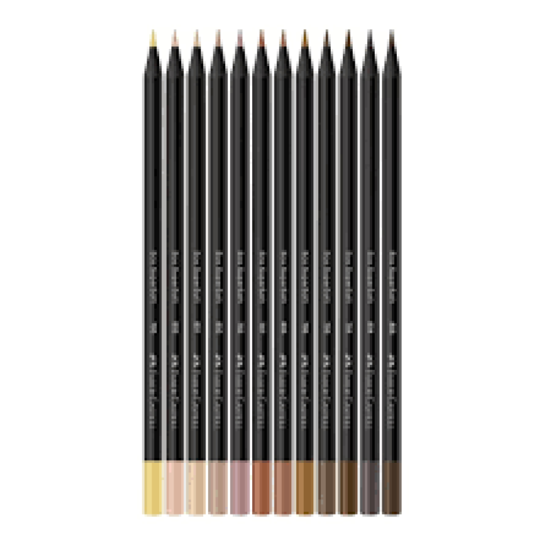 Ecolapis de Cor Supersoft 12 Tons De Pele Faber Castell