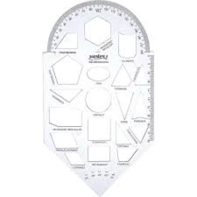 Gabarito Geometrico Cristal Waleu